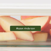 Aardse tinten Naam labels voor jongens waterdicht (Aangebracht)