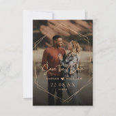 Aardse tinten save the date (Voorkant)