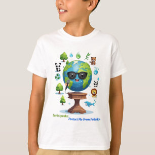 Aardse Toespraak: Een Oproep tot Bescherming T-shirt