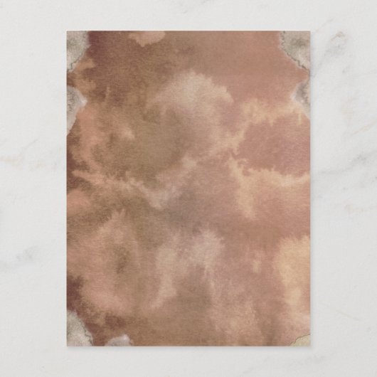 Aardse Tonen Waterverf Details Informatiekaartje (Achterkant)