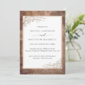 Aardse Tonen Waterverf, Hand getrokken Flora, Brui Kaart (Staand voorkant)