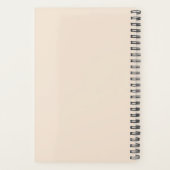 Aardse Trendy Abstract Boho Gepersonaliseerde Plan Planner (Achterkant)