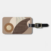 Aardse vormen bagagelabel (Voorkant horizontaal)