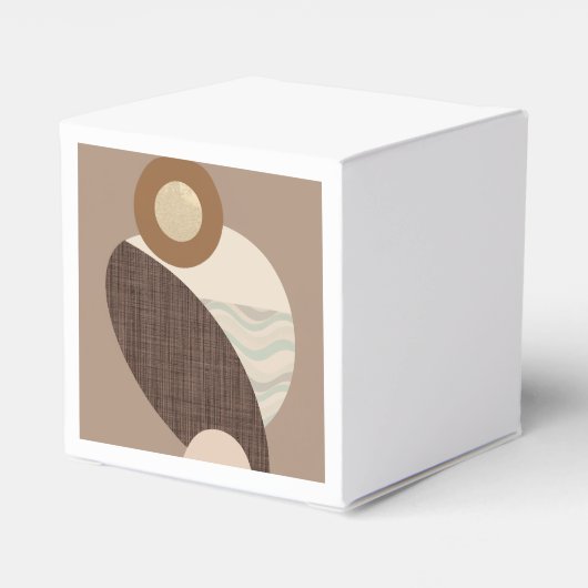 Aardse vormen bedankdoosjes (Achterkant)