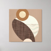 Aardse vormen canvas afdruk (Voorkant)