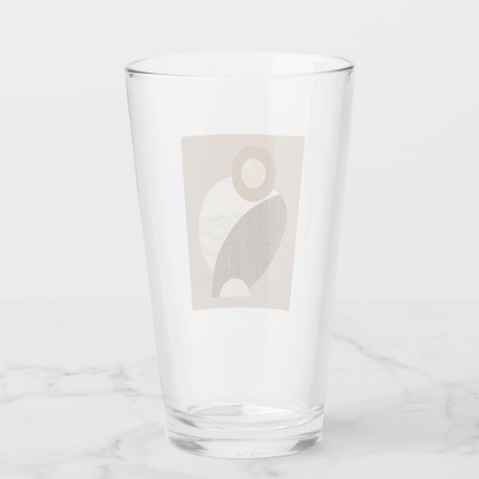 Aardse vormen glas (Achterkant)