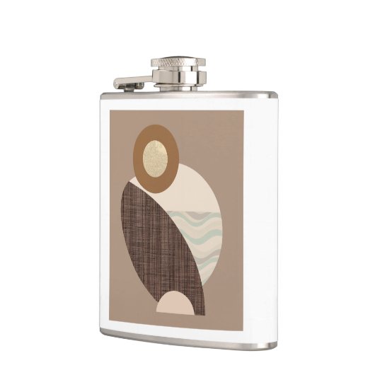 Aardse vormen heupfles (Links)