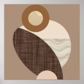 Aardse vormen poster (Voorkant)