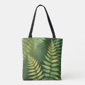 Aardse Waterverf Leaf Canvas tas (Achterkant)