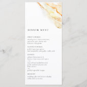 Aardse Waterverf Menu (Voorkant)