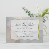 Aardse Waterverf Splash op Granietsteen Kaart (Staand voorkant)