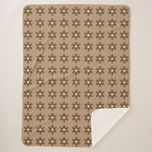 Aardse Zen in Kleur Sherpa Deken (Voorkant)