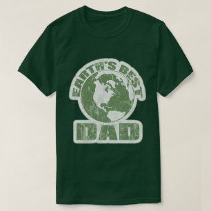 Aardsen Beste Papa Wit en Groen T-shirt