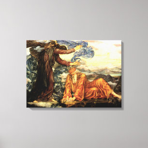 Aardsgebonden door Evelyn De Morgan, Victoriaanse Canvas Afdruk
