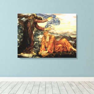 Aardsgebonden door Evelyn De Morgan, Victoriaanse  Canvas Afdruk
