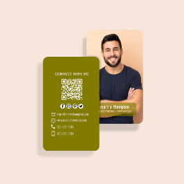 Aardtint Foto QR Code Maak Contact Met Mij Visitekaartje