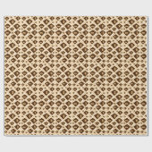 Aardtint Geometrie Cadeaupapier (Vlak)
