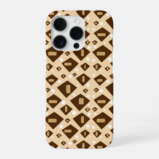Aardtint Geometrie iPhone Hoesje (Achterkant)