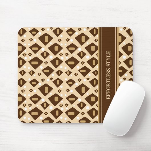 Aardtint Geometrie Muismat (Met muis)