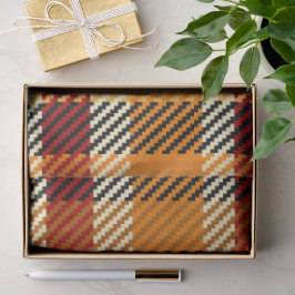 Aardtint Plaid Tissuepapier