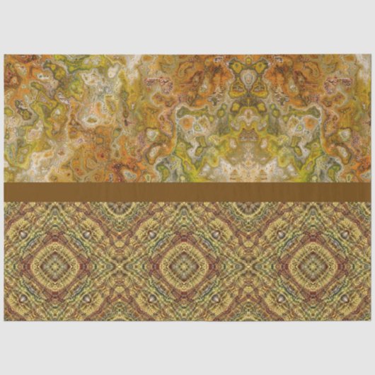 Aardtint sampler tissuepapier (Voorkant)
