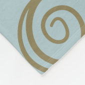 Aardtint Spiraalpatronen Fleece Deken (Hoek)