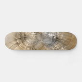Aardtinten Abstracte Moderne Fractale Kunst Persoonlijk Skateboard (Horizontaal)