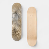 Aardtinten Abstracte Moderne Fractale Kunst Persoonlijk Skateboard (Voorkant)