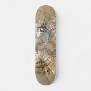 Aardtinten Abstracte Moderne Fractale Kunst Persoonlijk Skateboard