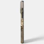 Aardtinten Abstracte Moderne Fractale Kunst Textuu Case-Mate iPhone Case (Achterkant / Links)
