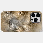 Aardtinten Abstracte Moderne Fractale Kunst Textuu Case-Mate iPhone Case (Achterkant (horizontaal))