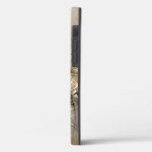 Aardtinten Abstracte Moderne Fractale Kunst Textuu Case-Mate iPhone Case (Achterkant / Links)