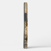 Aardtinten Abstracte Moderne Fractale Kunst Textuu Case-Mate iPhone Case (Achterkant / Rechts)