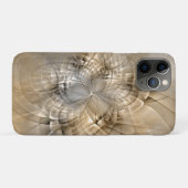 Aardtinten Abstracte Moderne Fractale Kunst Textuu Case-Mate iPhone Case (Achterkant (horizontaal))