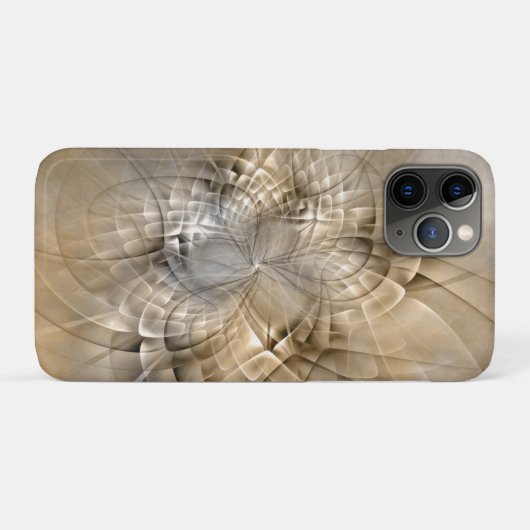 Aardtinten Abstracte Moderne Fractale Kunst Textuu Case-Mate iPhone Case (Achterkant (horizontaal))