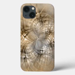 Aardtinten Abstracte Moderne Fractale Kunst Textuu Case-Mate iPhone Case