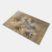 Aardtinten Abstracte Moderne Fractale Kunst Textuu Deurmat (Schuin)