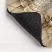 Aardtinten Abstracte Moderne Fractale Kunst Textuu Muismat (Hoek)