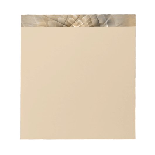 Aardtinten Abstracte Moderne Fractale Kunst Textuu Notitieblok (Voorkant)