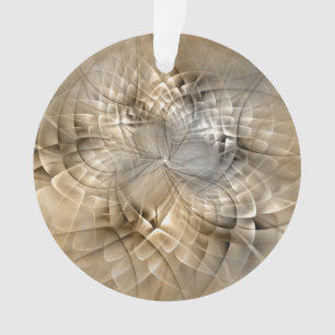 Aardtinten Abstracte Moderne Fractale Kunst Textuu Ornament