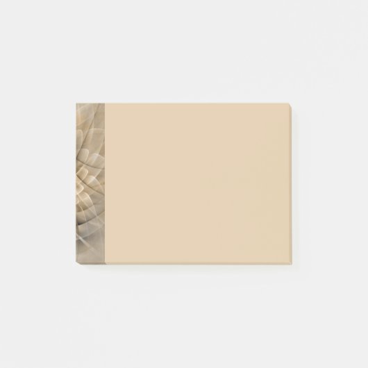 Aardtinten Abstracte Moderne Fractale Kunst Textuu Post-it® Notes (Voorkant)