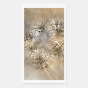 Aardtinten Abstracte Moderne Fractale Kunst Textuu Servet