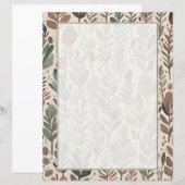 Aardtinten botanisch (Voorkant / Achterkant)