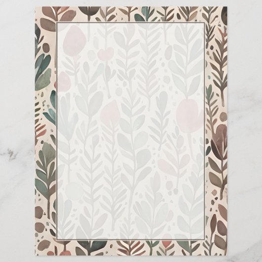 Aardtinten botanisch (Voorkant)