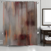 Aardtinten mengen douchegordijn