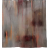 Aardtinten mengen douchegordijn (Voorkant)