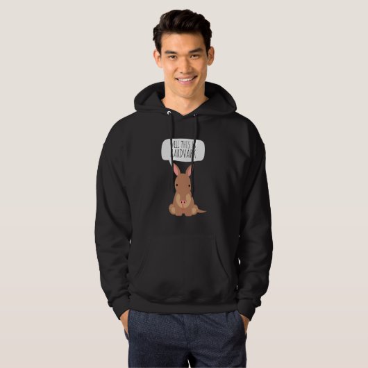 Aardvark Anteater African Ant Bear Edentate Armadi Hoodie (Voorkant volledig)