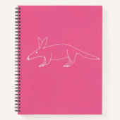 Aardvark Badly Drawn Notitieboek (Voorkant)