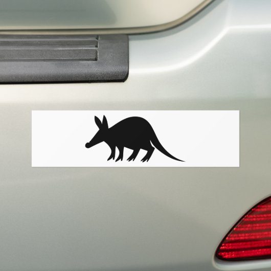 Aardvark Bumpersticker (Op auto)