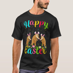 Aardvark Grappig paasei konijntje Aardvark Happy E T-shirt